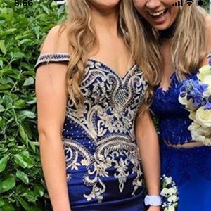 Jovani royal blue prom dress